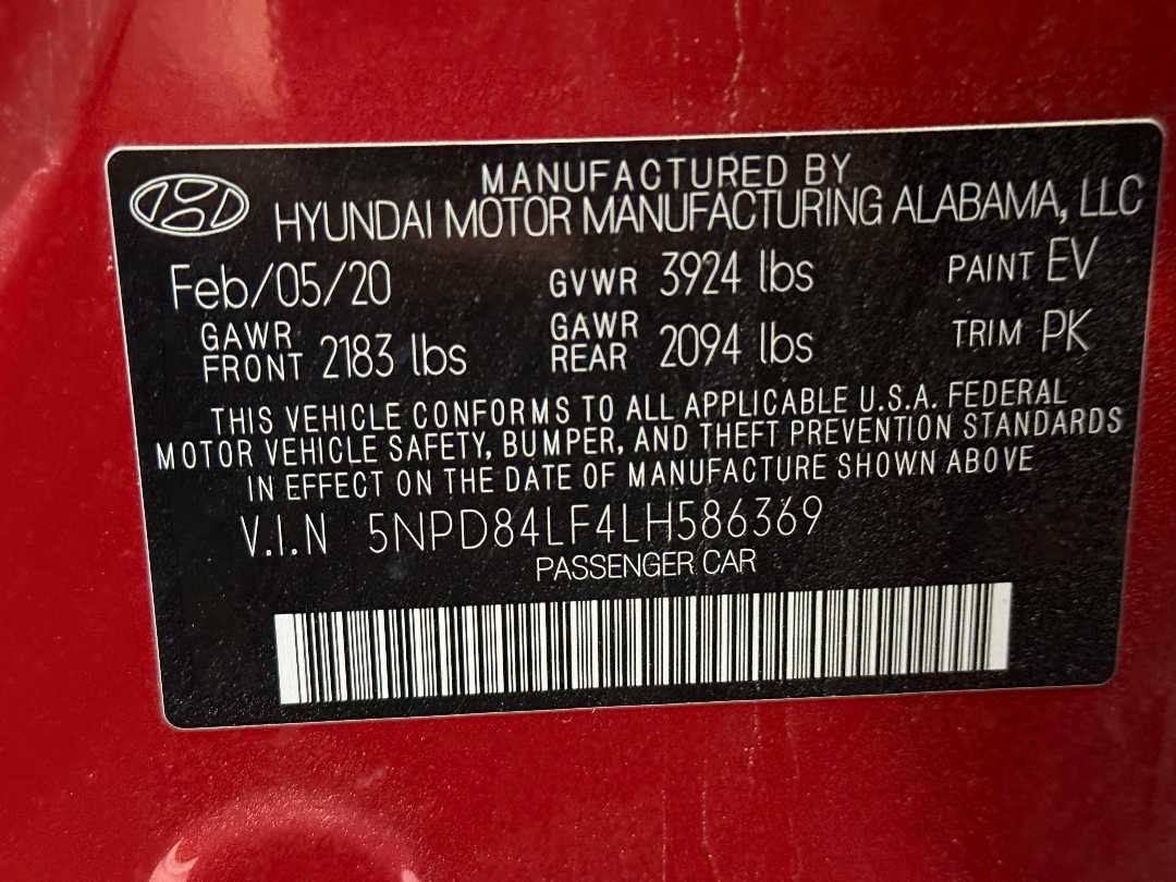 2020 Hyundai Elantra SEL Convenience thumbnail 11