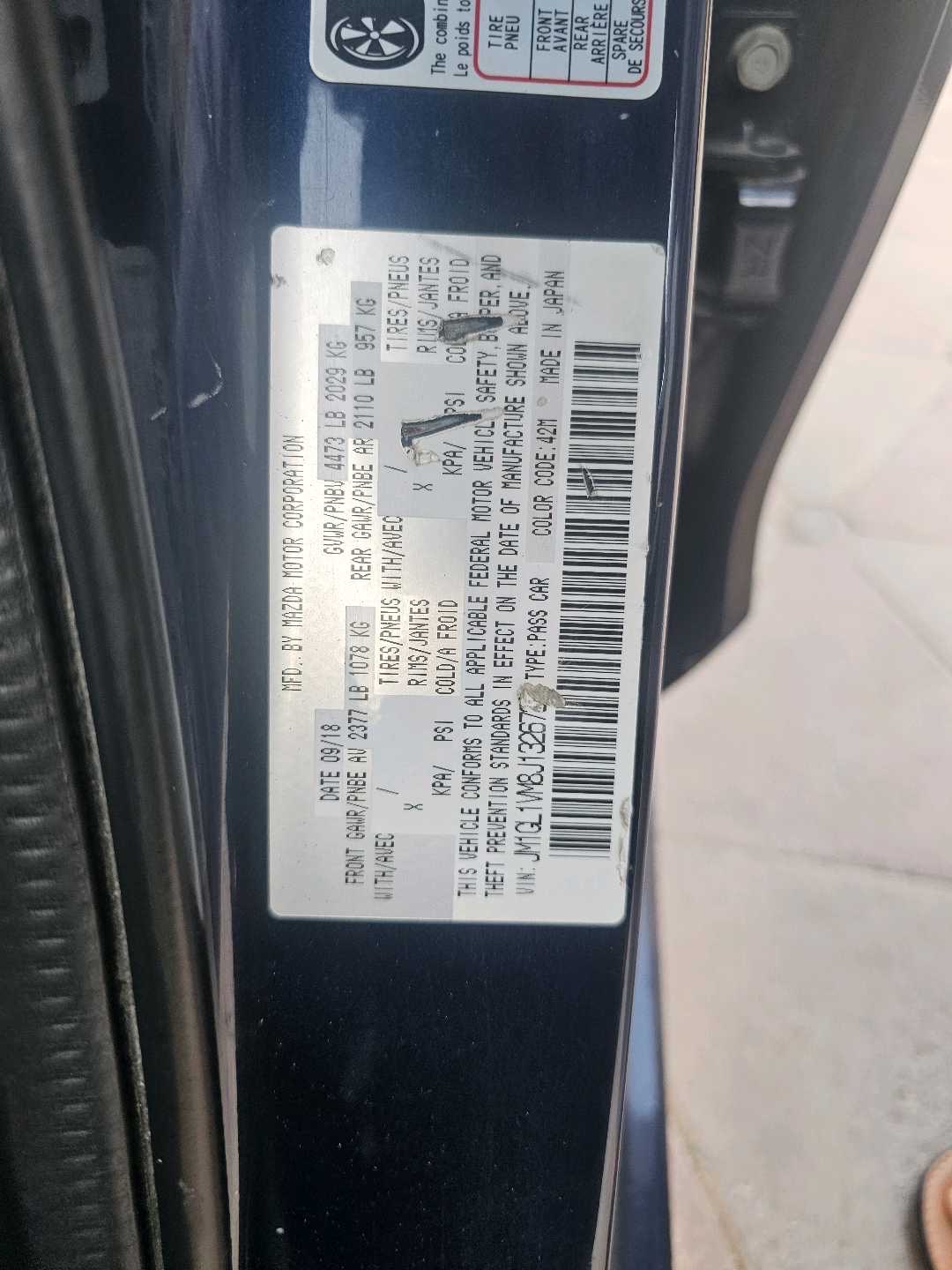 2018 Mazda 6 S thumbnail 2
