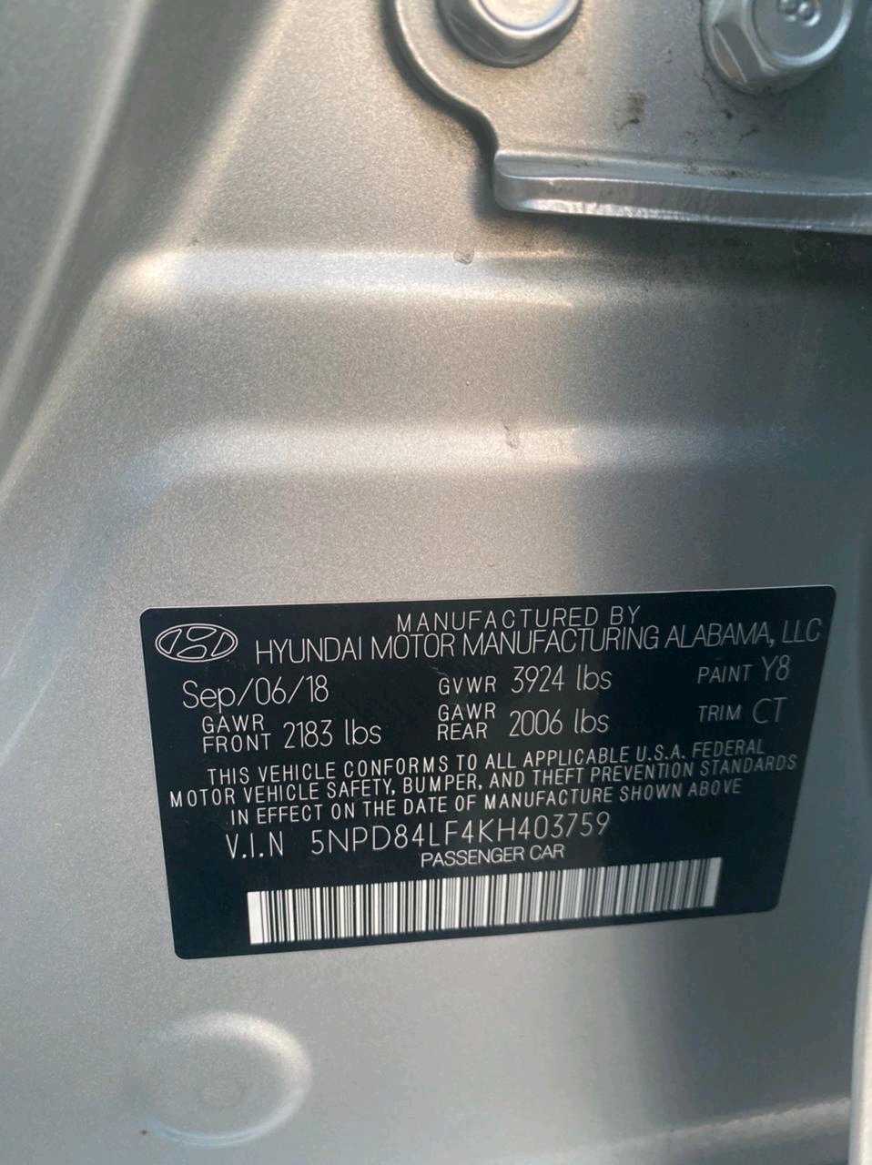 2019 Hyundai Elantra Limited thumbnail 5