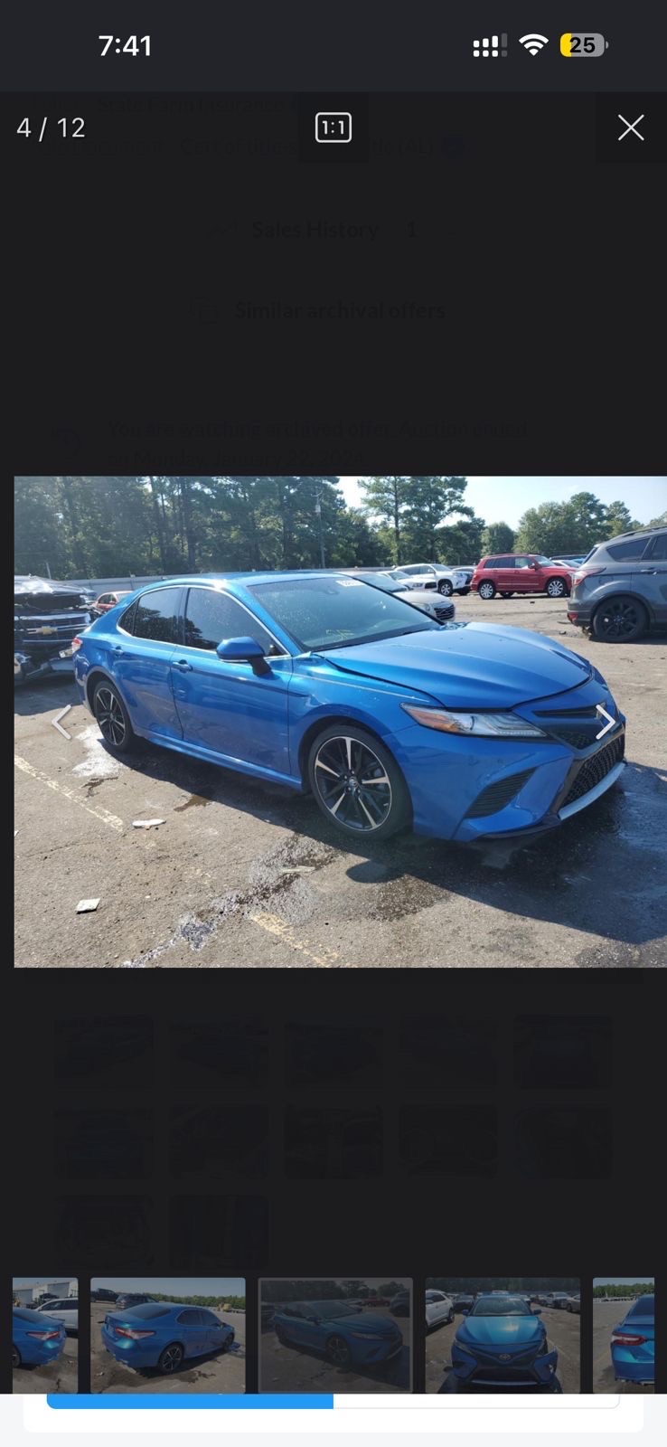 2018 Toyota Camry XSE thumbnail 19