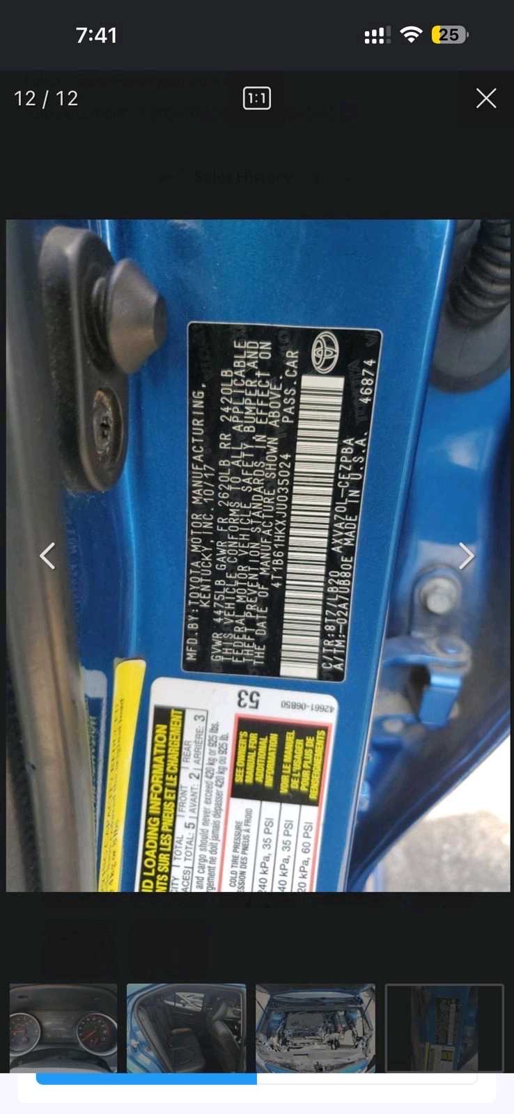 2018 Toyota Camry XSE thumbnail 23