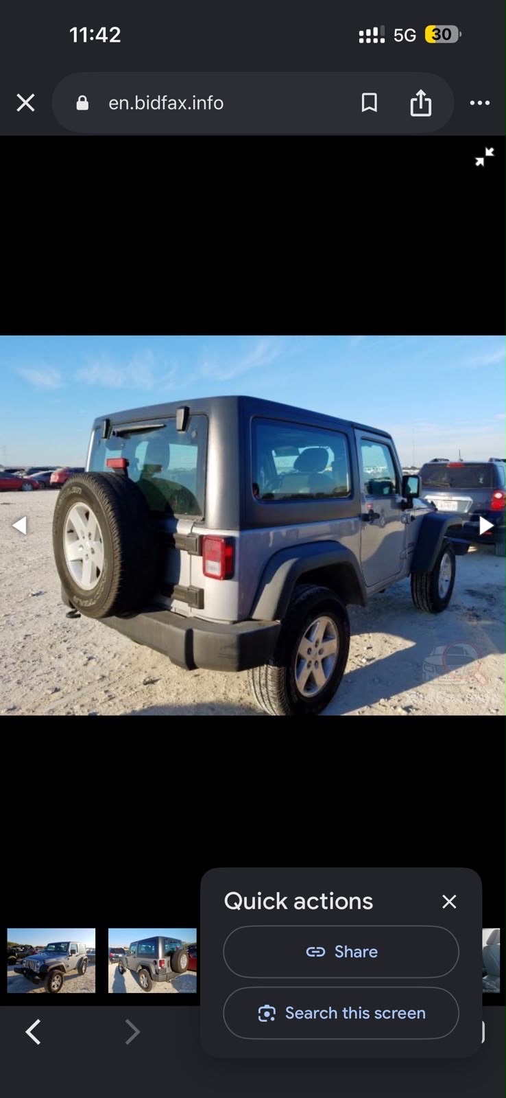 2015 Jeep Wrangler Sport thumbnail 15